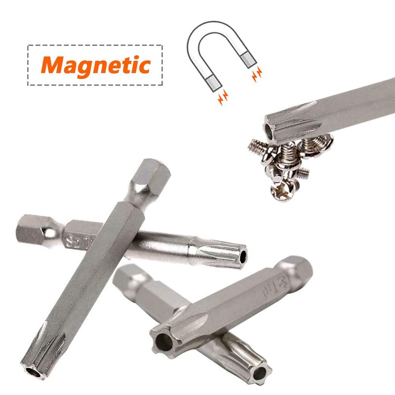 Mesee 5 Point Security Star Torx Screwdriver Bits Set 14Pcs