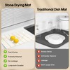 Sofort Stone Drying Mat for Kitchen Counter, Water-Absorbent Collapsible Dish