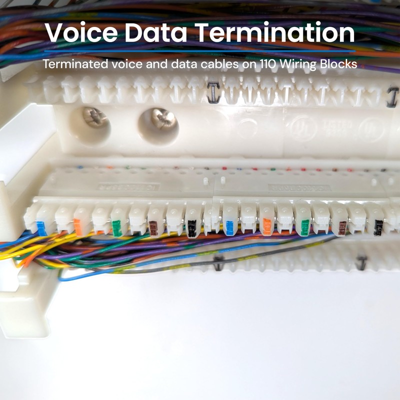 ICC 110-Style C-5 Connector, 5-Pair, CAT5e Rated, 100-Pack, IDC Termination