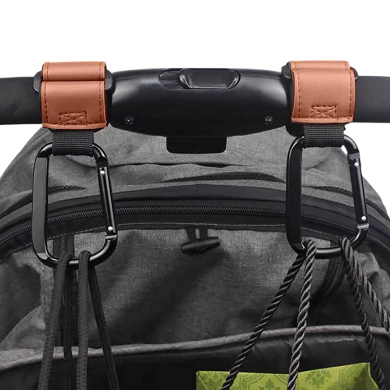 Baby Stroller Hook, Carabiner, 1 Piece, Baggy Hook, Leather Suitcase