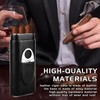 Cigar Case for 3 Cigars, Leather Cigar Cases, Humidor Cigar