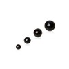Treuheld® Ball for Piercings in Black Steel | 15 Sizes