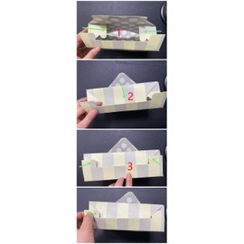 Rikyo 5 Pcs Flower Envelope Box,Folding Flower Storage Box,Waterproof Paper Boxes,Hand Bouquet Flower Gift Box for Wedding Engagement Valentines Day Birthday Graduation Party Decor(White)