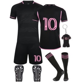 Yumcute Kids Football Kits - No.7, No.10, Home & Away Jerseys, Shirts, Shorts, Socks, Guard & Keychain