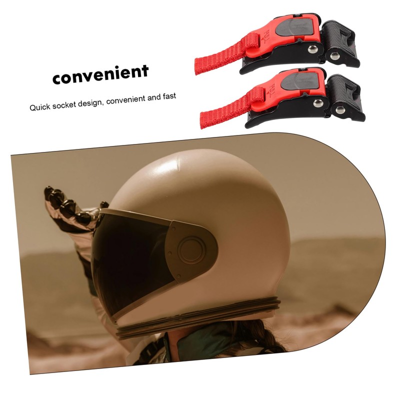 iplusmile 2pcs Helmet Quick Release Buckle Kit for Motorcycle Helmet,