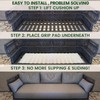 ECOHomes Couch Cushion Grip Pad Stops Cushions from Sliding -