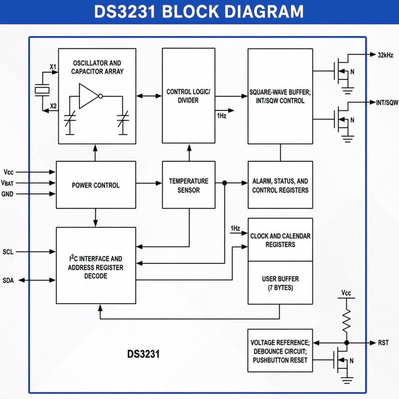 hiBCTR 10 Packs DS3231 RTC Module High Precision I2C Real