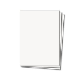 40 pieces DIN A4 cards, plano sheet, colour: bright white, 29.7 x 21 cm, 250 g per m², craft sheet, card box, craft card, dimensionally stable