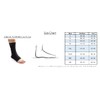 3AVN Ankle Support Brace - Neoprene Adjustable Brace Wrap Strap