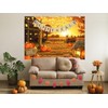Alltten 7X5FT Fall Backdrop Fall Pumpkin Patch Photo Backdrop Autumn