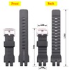 RCNZWQB Resin Strap Compatible with Casio PRG-300/PRW-6000/6100/3000/3100 Mens Sport Mountaineering