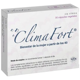 Niam, Climafort, Menopausia, 30 Cápsulas Sabor Sin Sabor