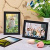 15 Pack 5x7 Black Picture Mats, Frame Mattes for 4x6