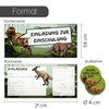 younikat Invitation Cards Children's Birthday Dino I 10 x with