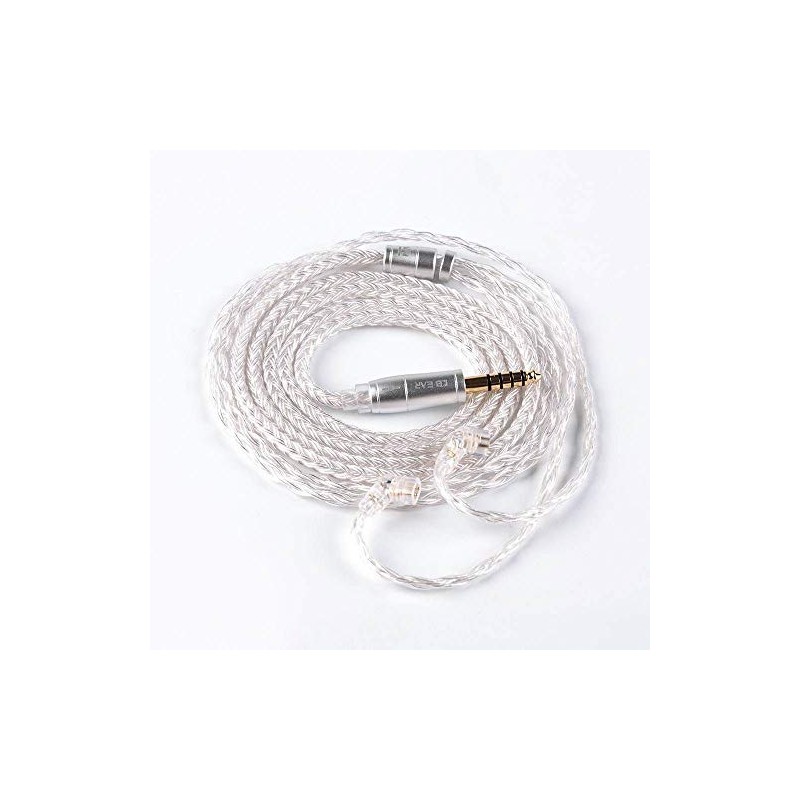 KBEAR 16 Core Silver Plated Replacement Cable Upgrade Cable Replacement