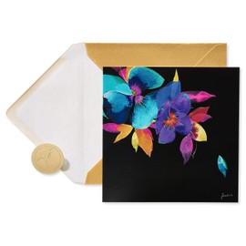 Papyrus Blank Card (Colorful Flowers)