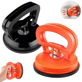 Auto Dent Puller, Dent Removal Kit, 2 Pack Leistungsstarkes Auto Dent Puller Kit Handle Lifter, Auto Saugnapf Dent Puller und Paintless Dent Repair Kit für Car Body Dent (Schwarz+Orange)