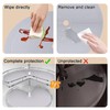 Lazy Susan Silicone Shelf Liner – Non-Slip Dual Tier Pie