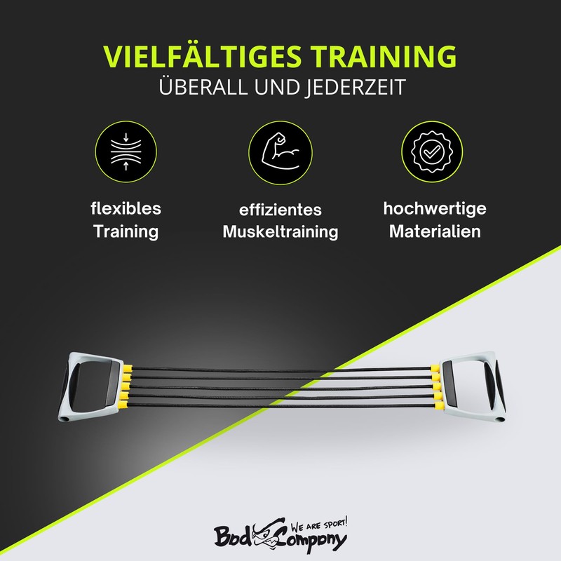 Pro 5–Way Adjustable Chest Expander / traction force: 25 Kg