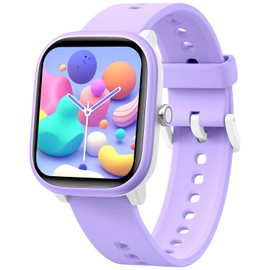 Fikami Smart Watch for Kids Girls Boys No APP/Phone Needed, 1.8" IP68 Waterproof Sport Watch Pedometer, Heart Rate, Sleep Monitor, Step Counter, 12 Puzzle Games for Girls Boys Teens 6-16