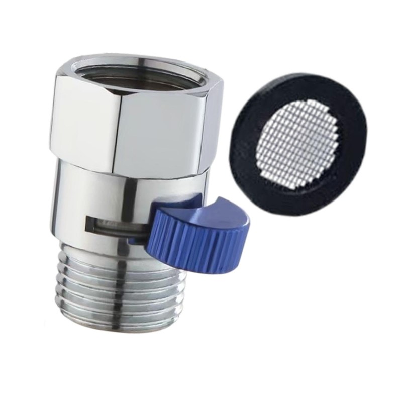 Milageto Shower Head Shut Off Valve,1/2" Water Pressure Regulator,Accessories,Easy to