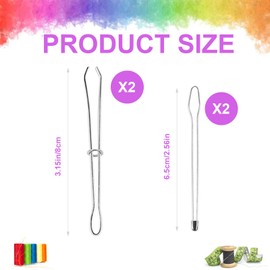 4 Pcs Bodkin Drawstring Threaders,Metal Drawstring Threader Tweezers Easy Quick Insert Drawstring DIY Rope Threader Clip Bodkin Sewing Tool for Sweatpants,Hoodies,Swim Trunks