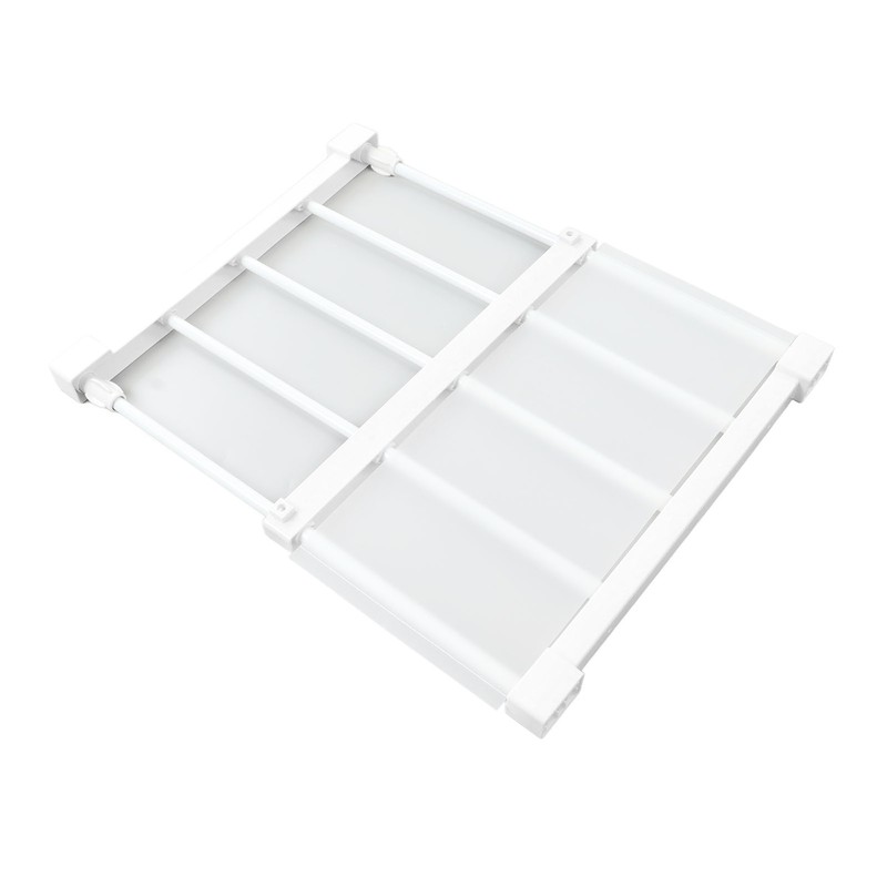 Tension Rod Shelf 14.2 Inch Width Nail Free Expandable Storage