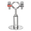 sourcing map Wall Mount Ceiling Mount Pipe Support, 304 Stainless