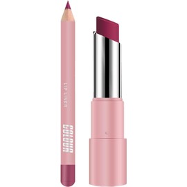 Bálsamo Labial, Barra de Labios Impermeable e Hidratante, Bálsamo Mate Nutritivo No Pegajoso para Labios Agrietados y Reparación Nocturna en Mujeres