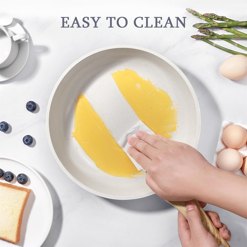 GiPP Ceramic Nonstick Frying Pan - 12 Inch Healthy Non-Toxic