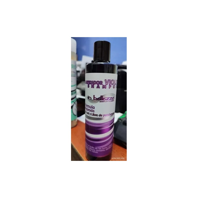 Shampoo Matizador Violeta Para El Cabello In Bellezza 300gr
