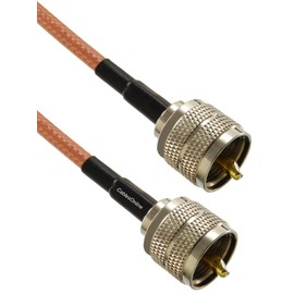 CablesOnline, 50ft RG400 Double-Braided SPC Shield with UHF PL259 Male/Male 50 Ohm Coaxial Cable, R4-U050