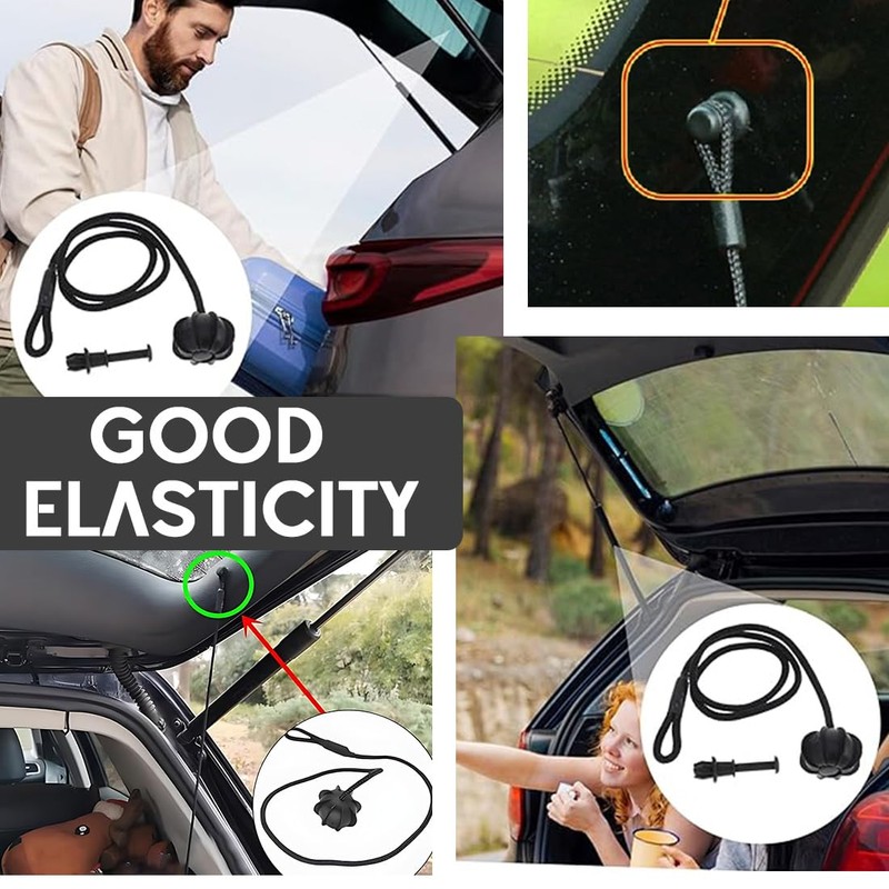 JUGUTA Pack of 2 Car Boot Retaining Strap Parcel Shelf