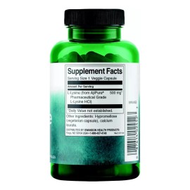 L-lisina 100 Pura 90 Capsulas 500mg Aminoacido Eg L06