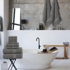 QUBA LINEN Pack of 8 Towels Set, 2 Large Bath