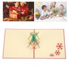 Greeting Card Three Dimensional Christmas Special Shape Decorative Paper with