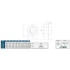 Hippo Hardware M12 (12mm) Left Hand Thread Hexagon Full Hex