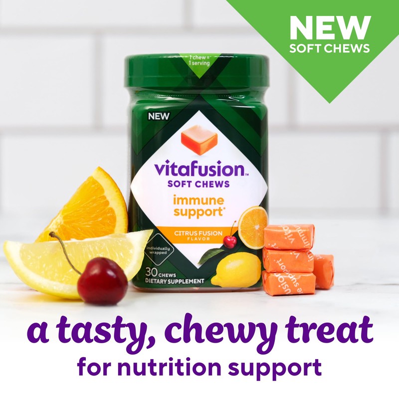 Vitafusion Soft Chews Immune Support (1), Adult Chewable Vitamin C