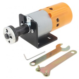 ZVKV 775 DC Motor 12V/24V Micro Motor Gear DIY Electric Polishing Tool Accessory for Small Household with M10 Connecting Rod, Flange Nuts