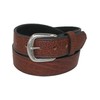 Boston Leather Men's Big & Tall Bison Leather Belt with
