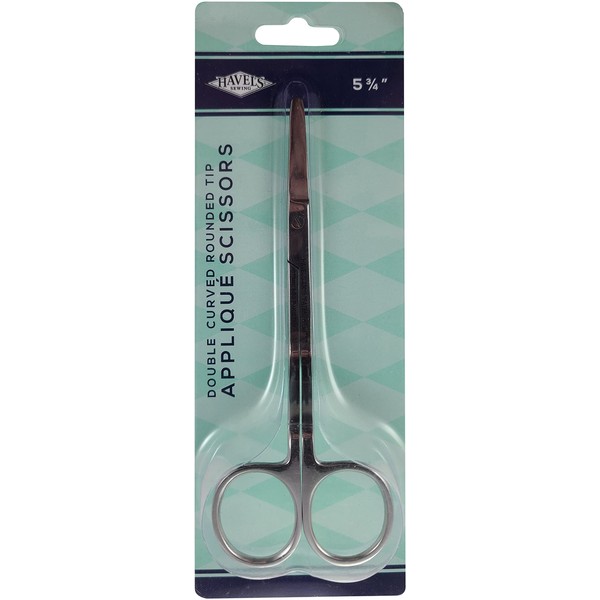 Havel's Double-Curved Applique scissors, Silver