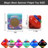 Magic Bean Puzzle Rotating Cube Toys for Kids,Magic Cube Creative