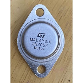 ST 2N3055 NPN Power Transistor ST Ic=15A(max) hFE=20-70 Vbe=1.8Vmax  US SHIP