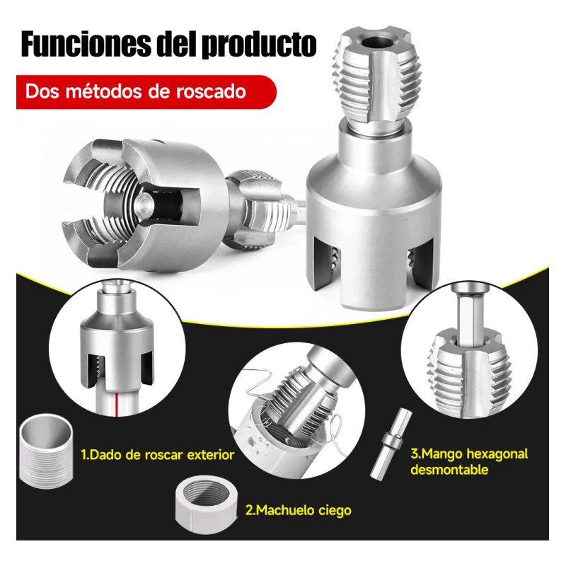 Herramienta Ppr 1/2 &3/4 - Roscado Interior/exterior Broca
