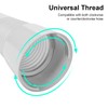 UNAOIWN Portable Air Conditioner Hose with Coupler, 5.9"/15CM Anti-Clockwise Thread