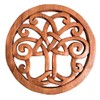 Windalf Wall Decoration Wooden Picture Varuna Diameter 25 cm Celtic