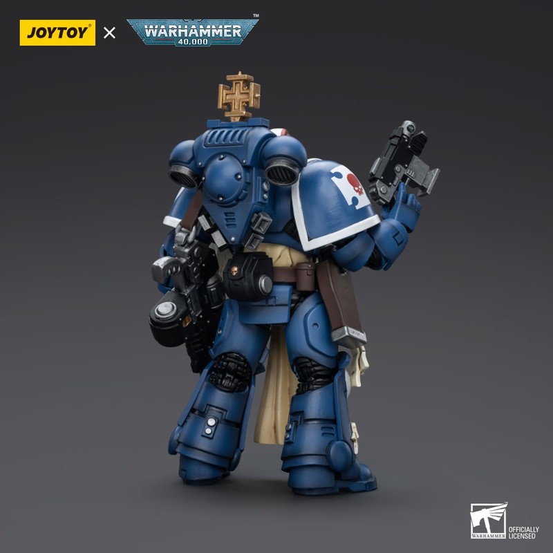 JOYTOY Warhammer 40,000 1/18 Action Figures Ultramarines Sternguard Veteran Sergeant