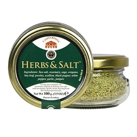 Casina Rossa Herbs and Salt - Italian Herb Blend and Adriatic Sea Salt - 3.5 oz.