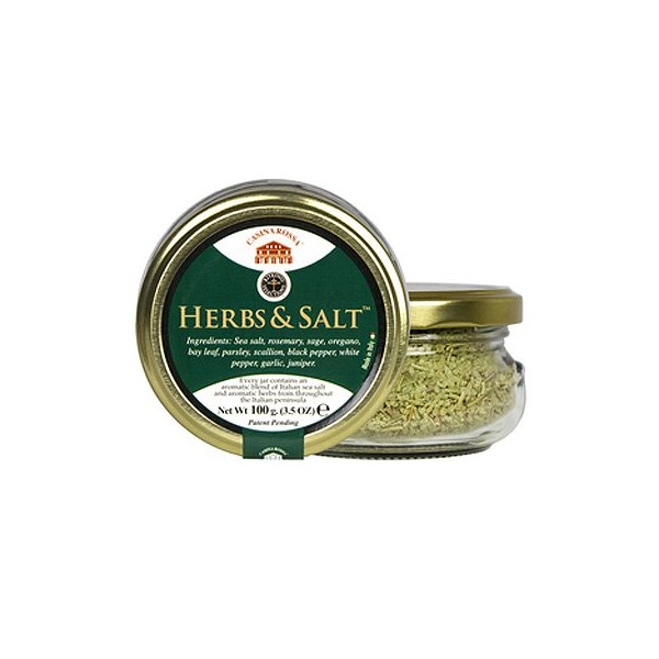 Casina Rossa Herbs and Salt - Italian Herb Blend and Adriatic Sea Salt - 3.5 oz.