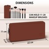 HomeGadget Makeup Brush Bag for Travel [ 22 x 11